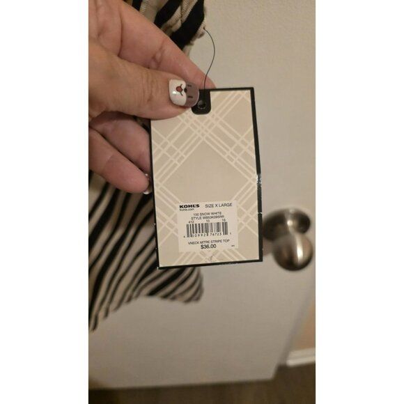 Dana Buchman Blouse Pullover Vneck Womens Size XL Office Preppy Church NWT - Picture 5 of 10